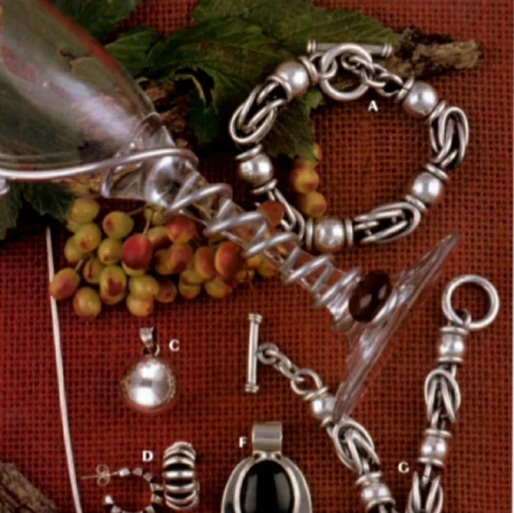 FLASH SALE! Silpada Rare Sterling Silver Byzantine Toggle Vintage Bracelet B0204 - Picture 2 of 15